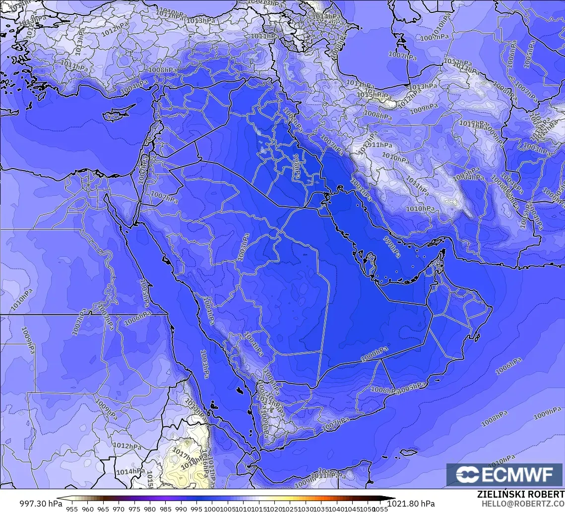 ECMWF IFS 0.25° загвар - Ойрх Дорнод, Даралт
