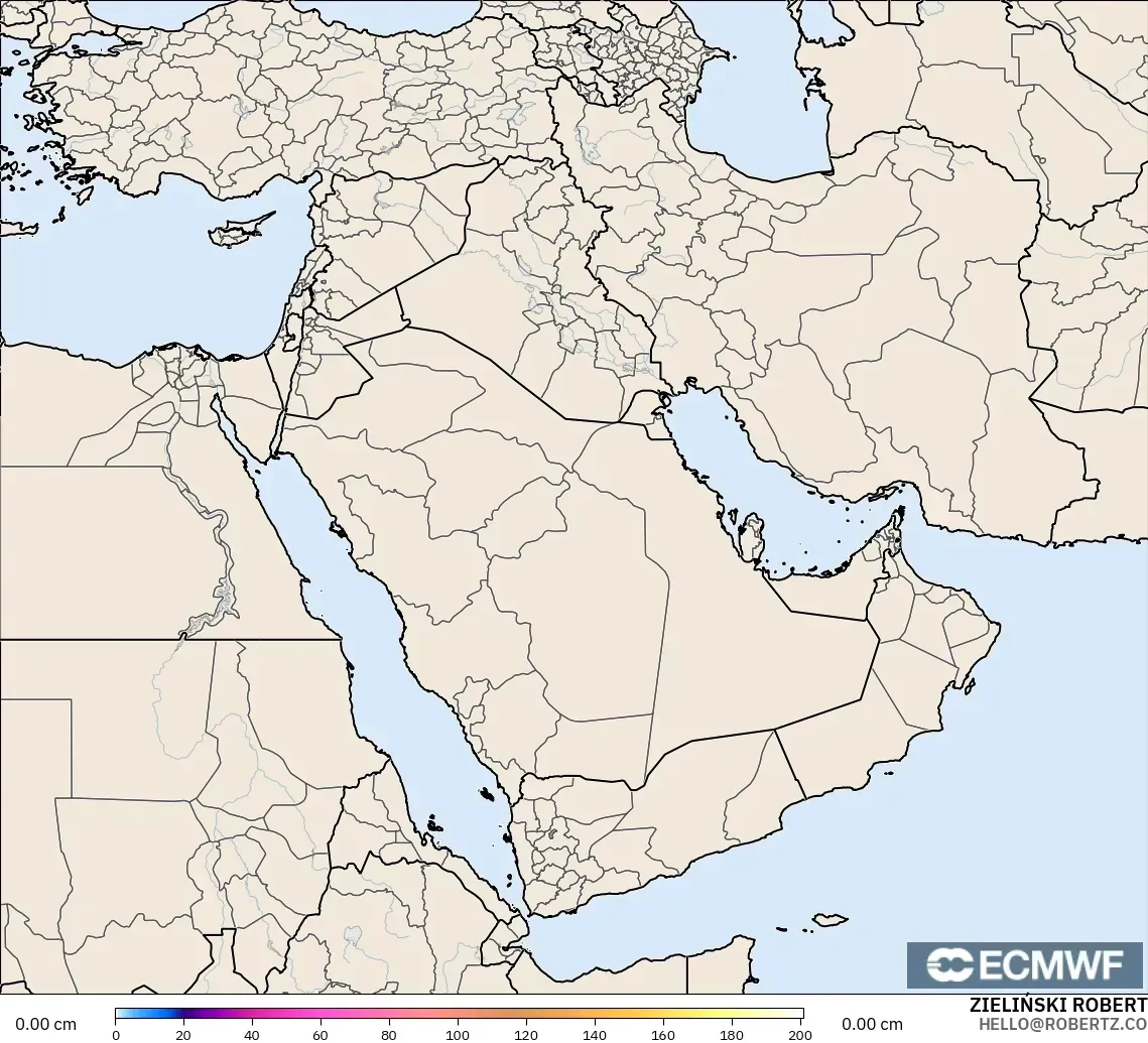 ECMWF IFS 0.25° загвар - Ойрх Дорнод, Цасны Зузаан