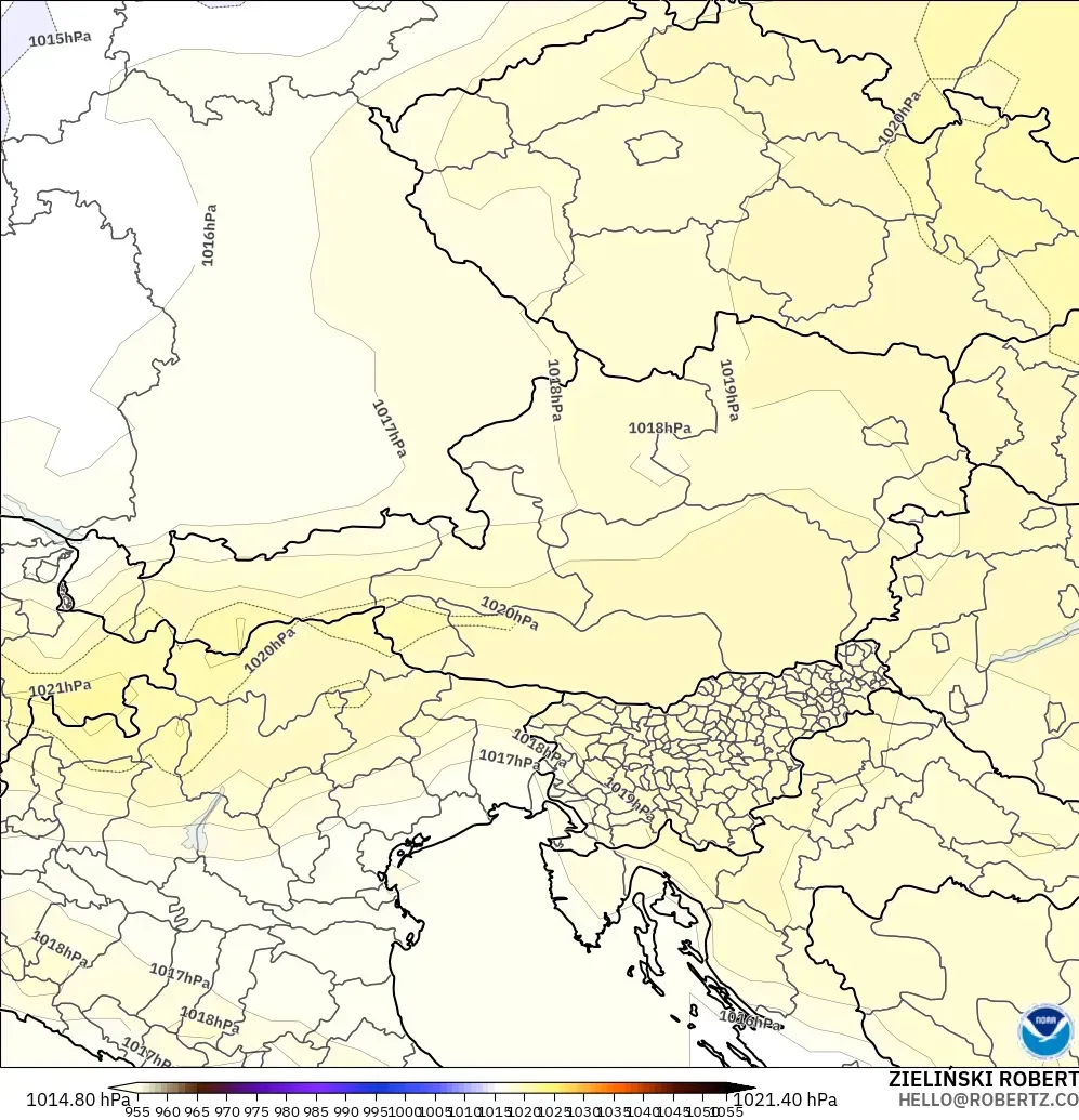 GFS загвар - Австри, Даралт