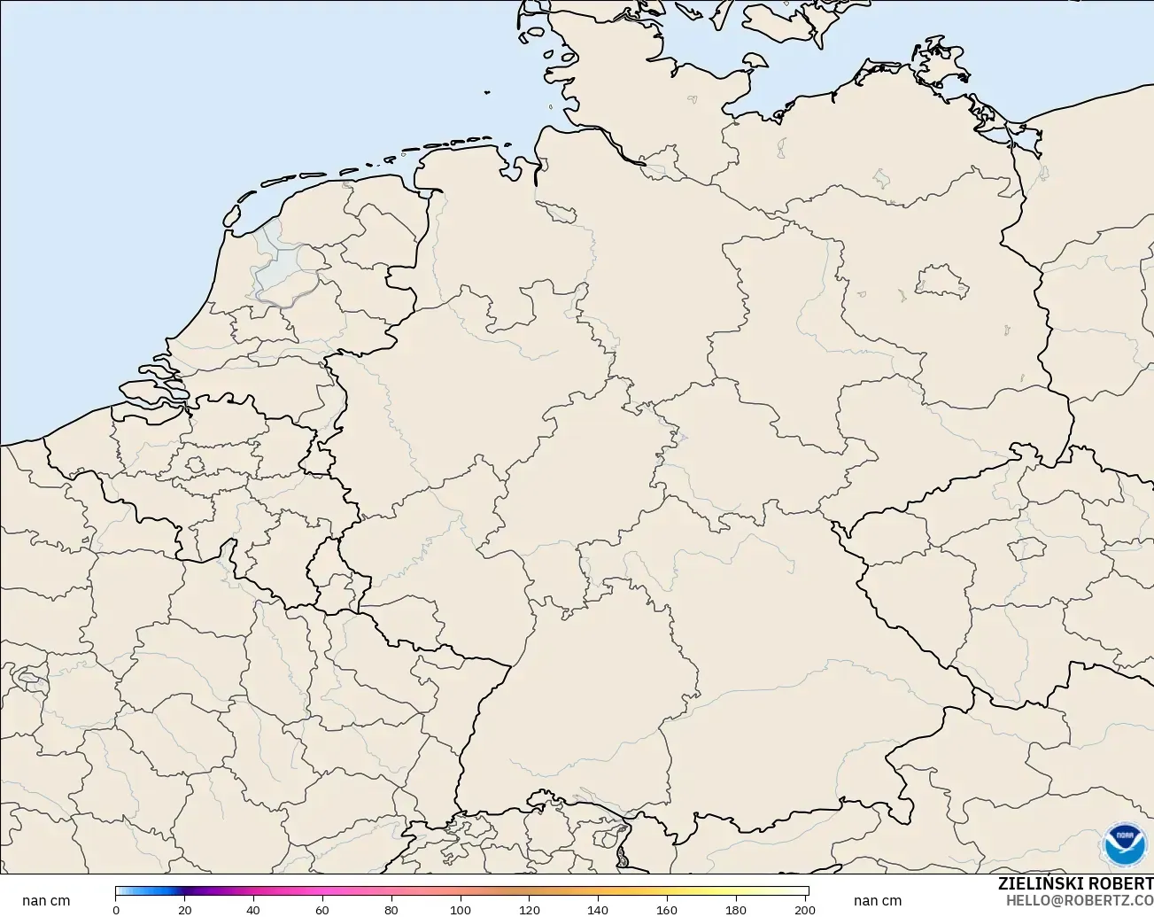 GFS загвар - Герман, Цасны Зузаан