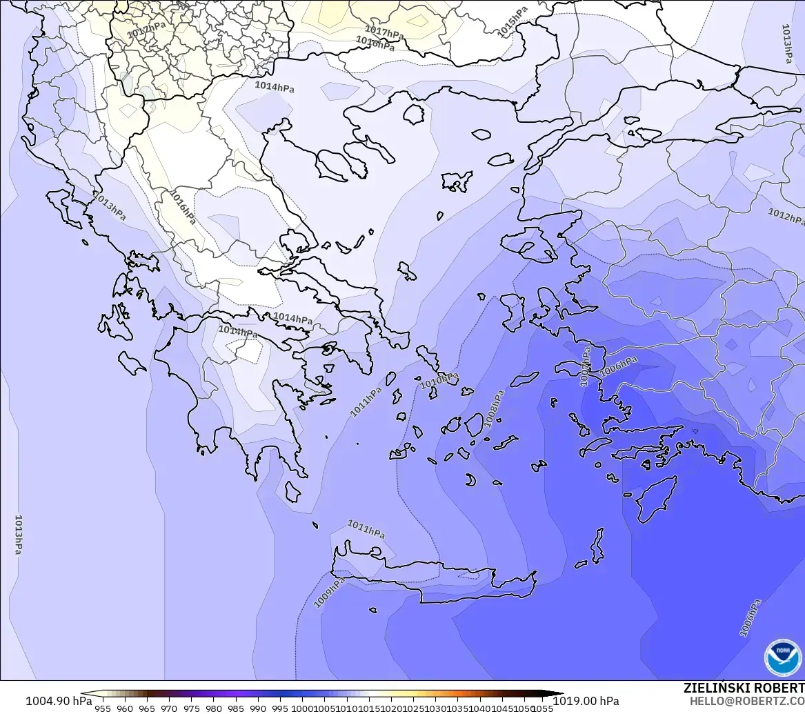 GFS загвар - Грек, Даралт