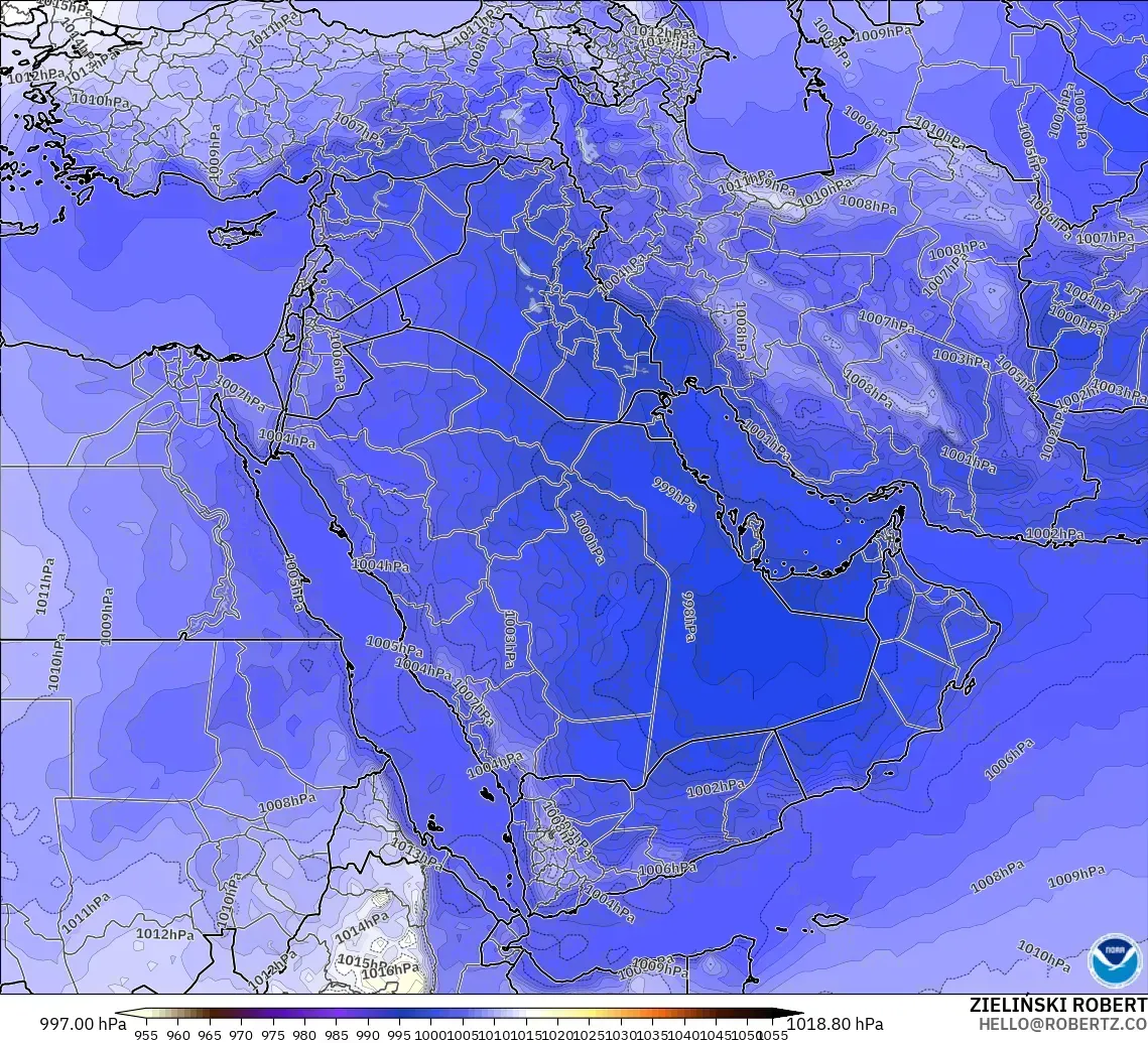 GFS загвар - Ойрх Дорнод, Даралт