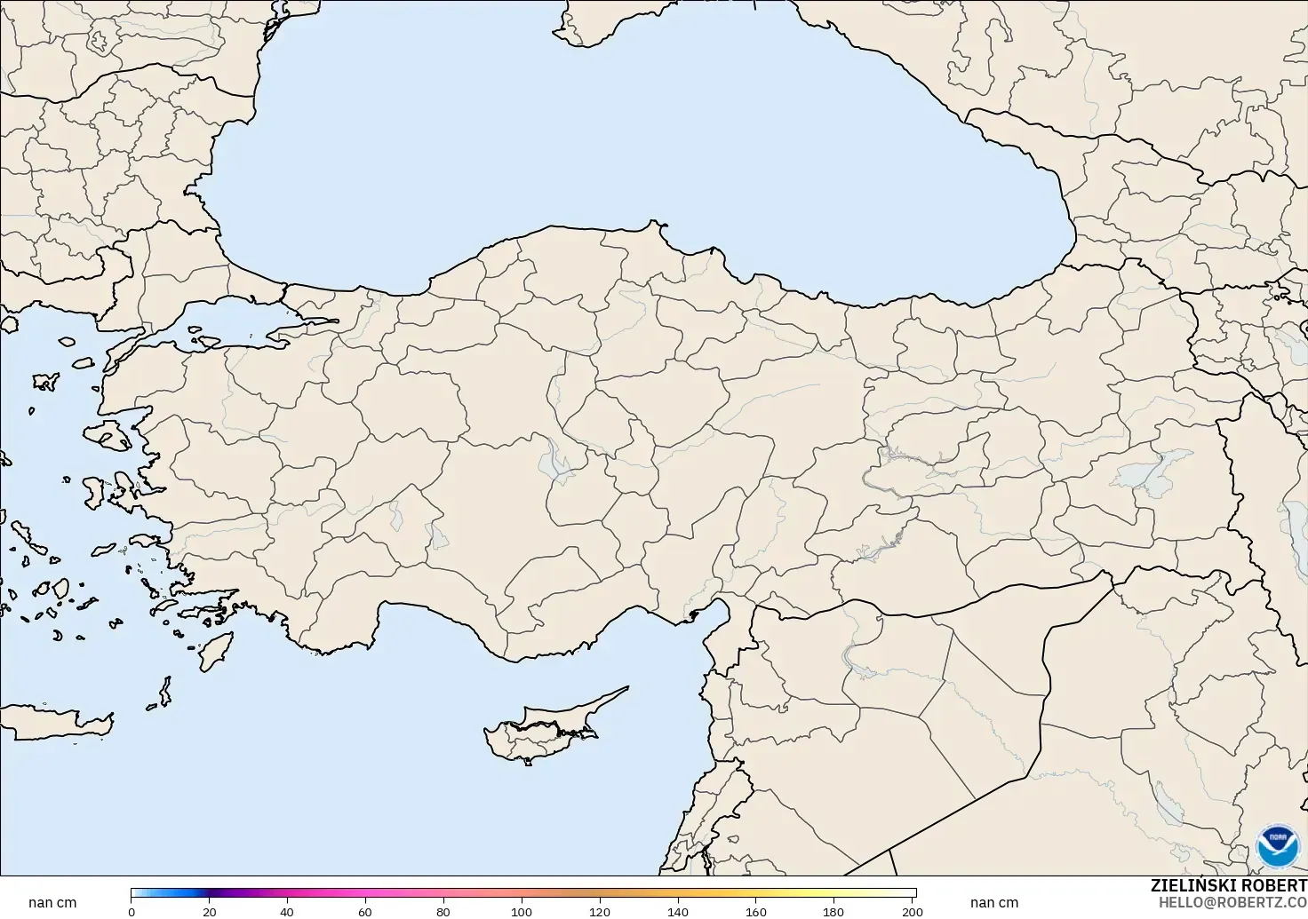 GFS загвар - Турк, Цасны Зузаан