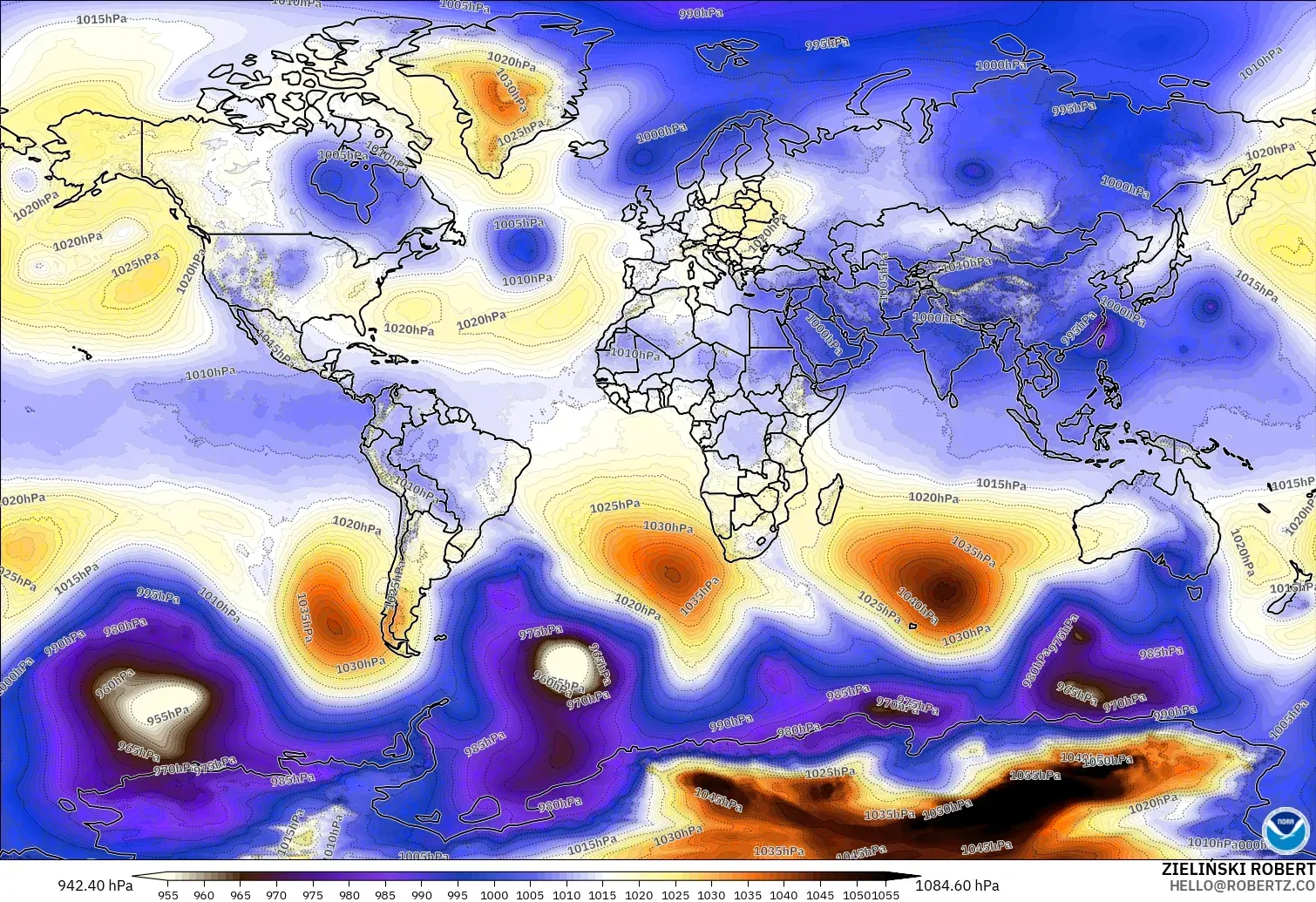 GFS загвар - Дэлхий, Даралт