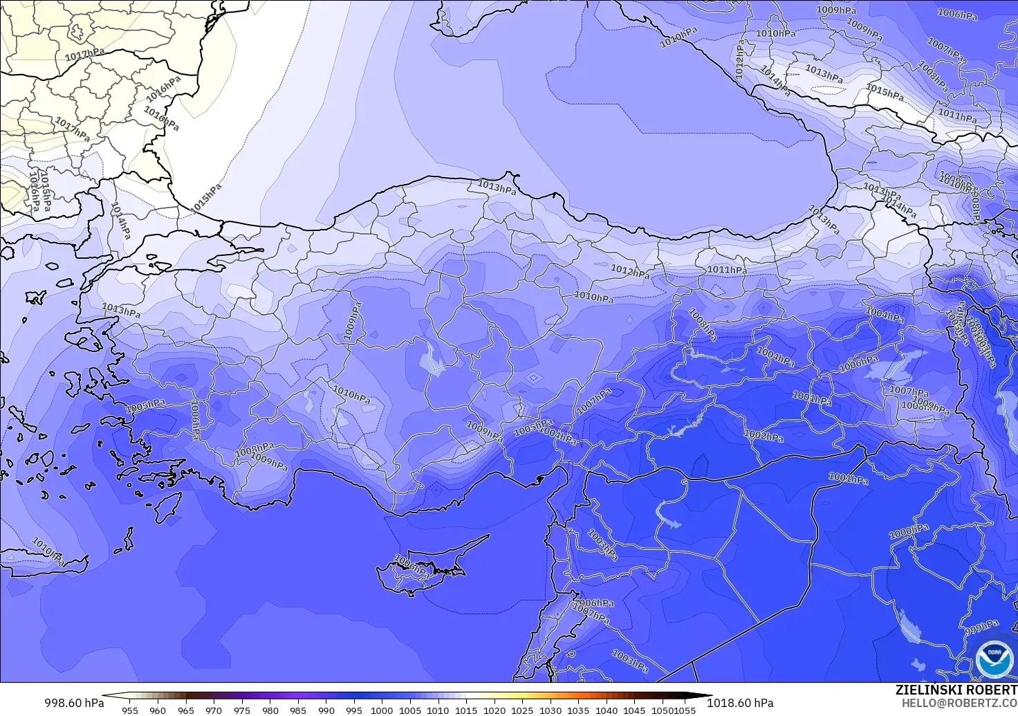 GFS загвар - Турк, Даралт