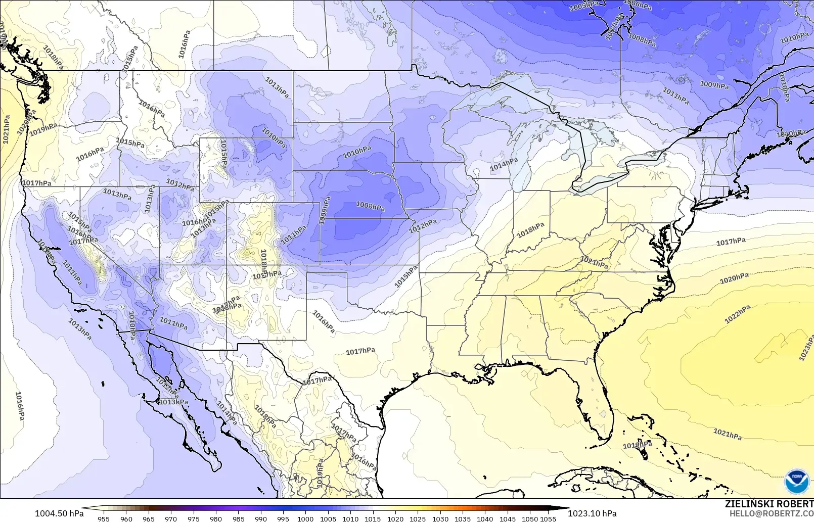 GFS загвар - АНУ, Даралт